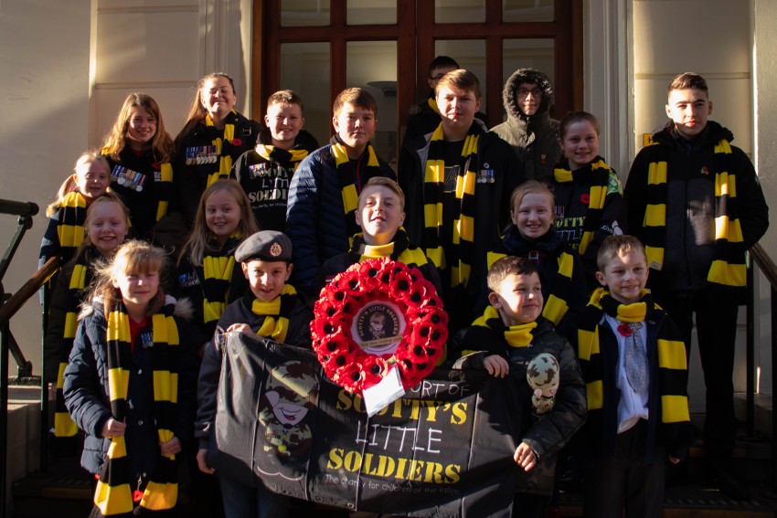 Scotty Members at the London Remembrance Parade